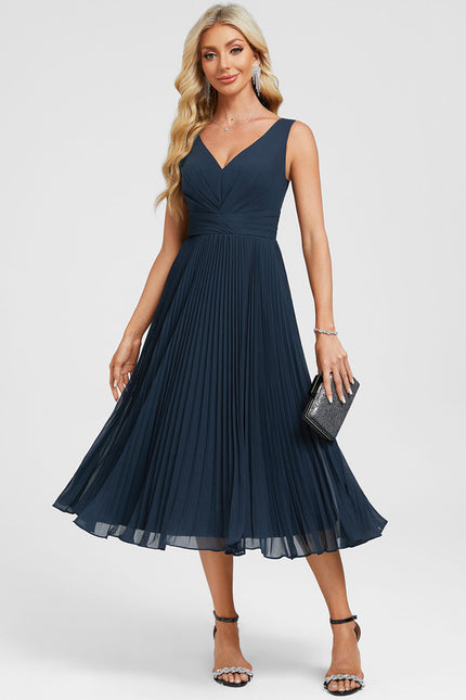 Robe Midi Fluide Grisâtre