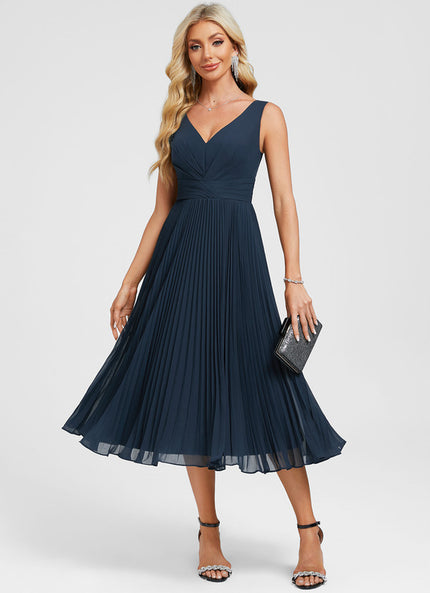 Robe Midi Fluide Grisâtre