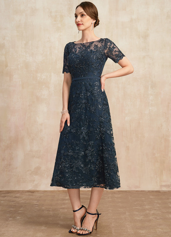 Robe Midi Dentelle Chic - gallery 4