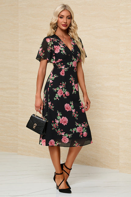 Robe Midi Florale Légère - gallery 5