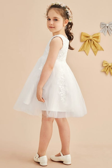 Robe Midi Nuptiale Enfantine - gallery 1
