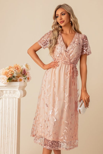 Robe De Soirée Grande Taille Midi - gallery 1