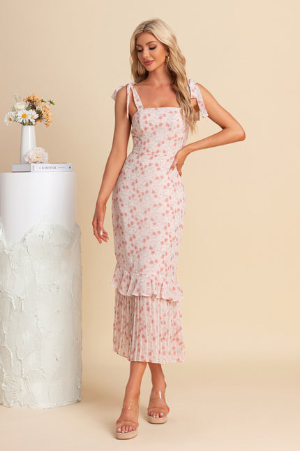 Robe Midi Florale Douce - gallery 1