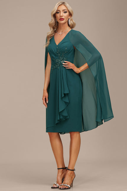 Robe Midi Chiffon Drapée - gallery 4