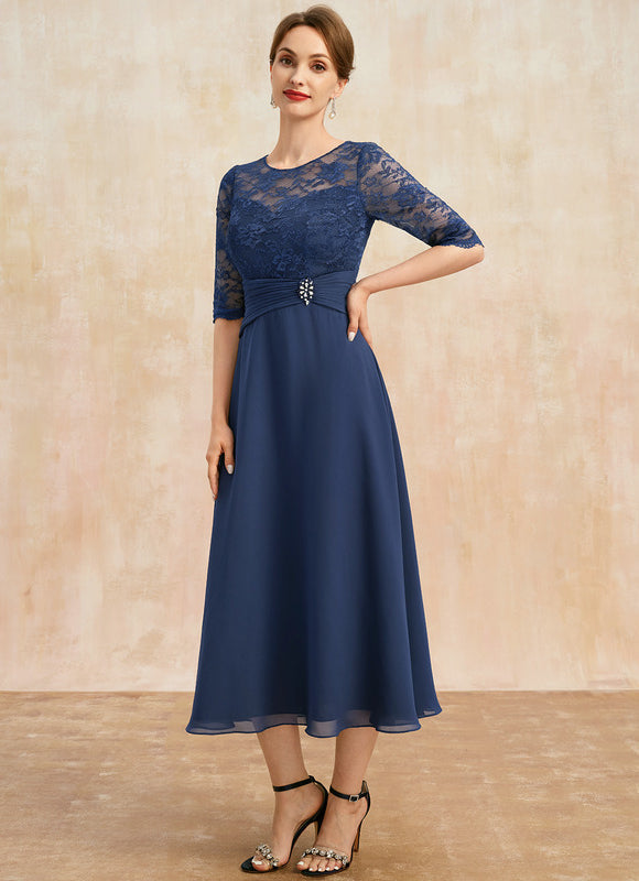 Robe Midi Mère Mariée Dentelle - gallery 3