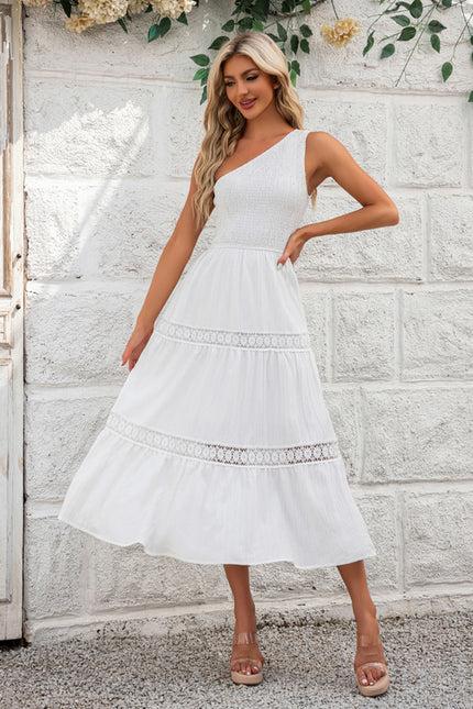 Robe Midi Écrue Légère - gallery 5