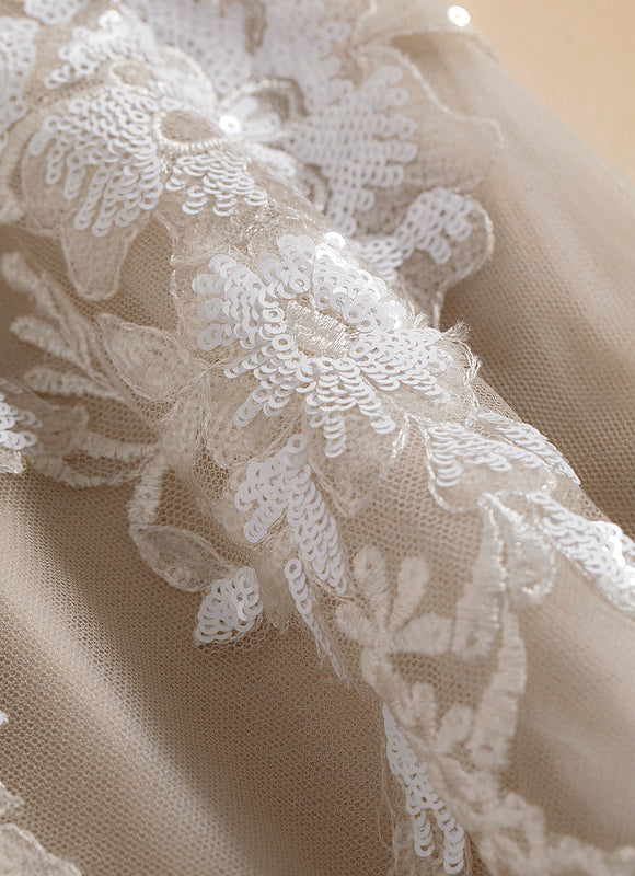 Robe Midi Écrue Enchantée - gallery 5