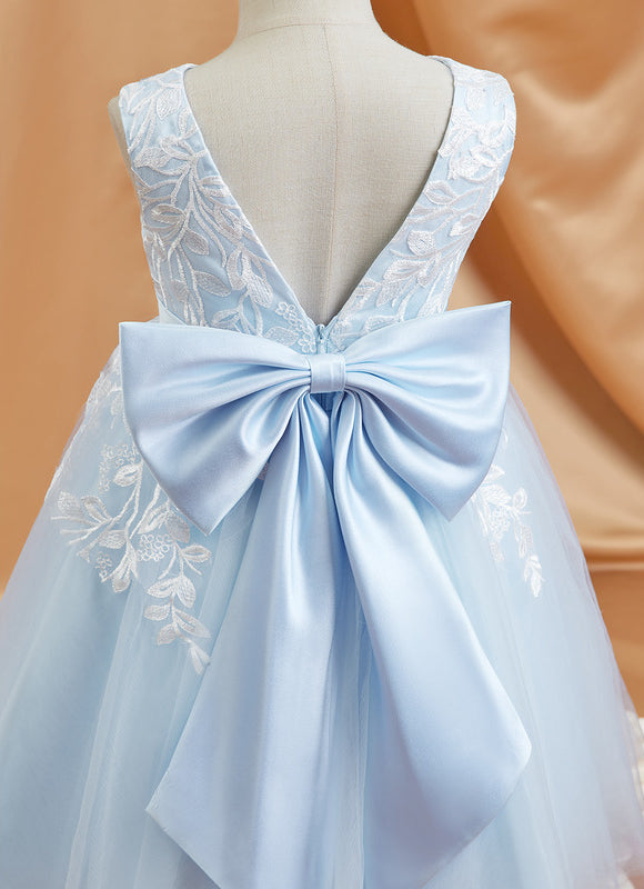 Robe Midi Tulle Bleu Pastel - gallery 2