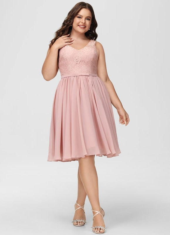 Robe Midi Éclat Rosé - gallery 7