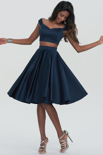 Robe Midi Satinée Cintrée - gallery 3