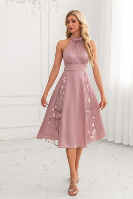 Midi Robe Habillée Pour Mariage - gallery 4