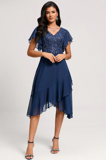 Robe Midi Fluide À Volants - gallery 5