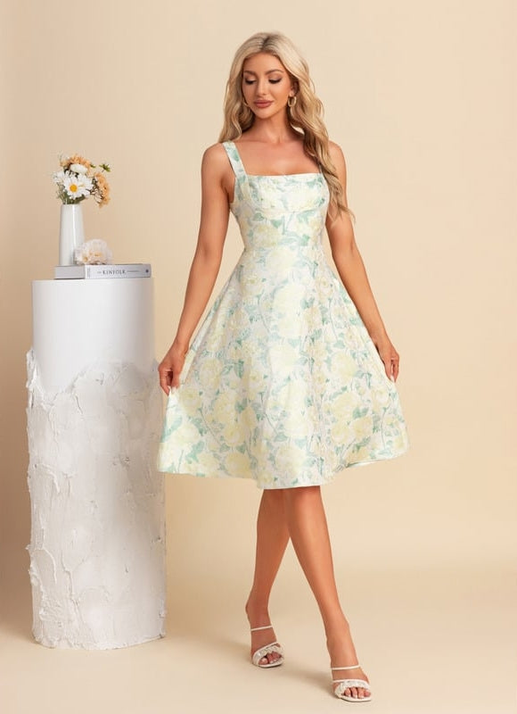 Robe Midi Midi Rose Douce - gallery 5