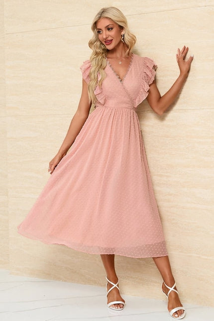 Robe Midi Midi Texturée - gallery 4