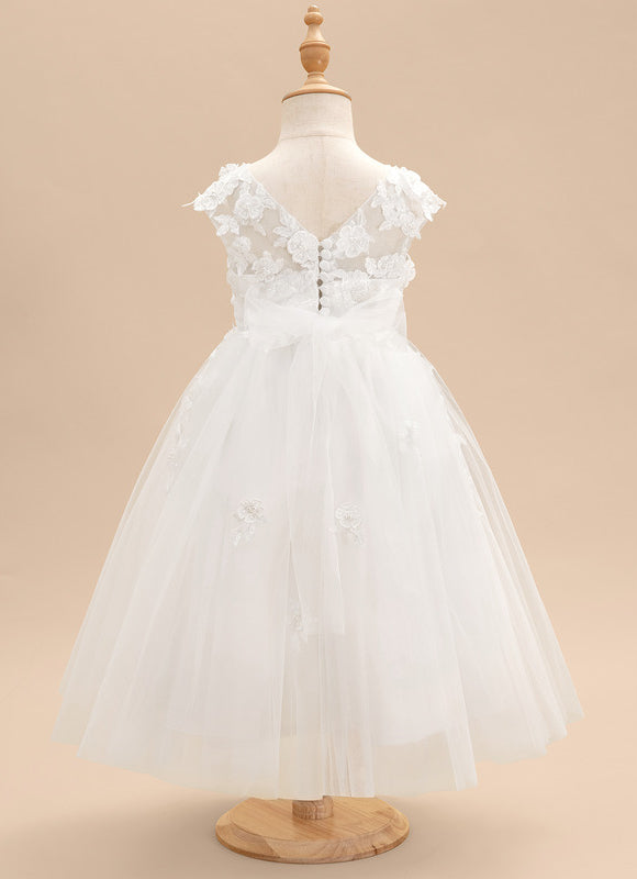 Robe Midi Enfant Évasée Tulle - gallery 4