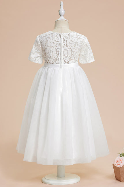 Robe Midi Blanche Élégante - gallery 1