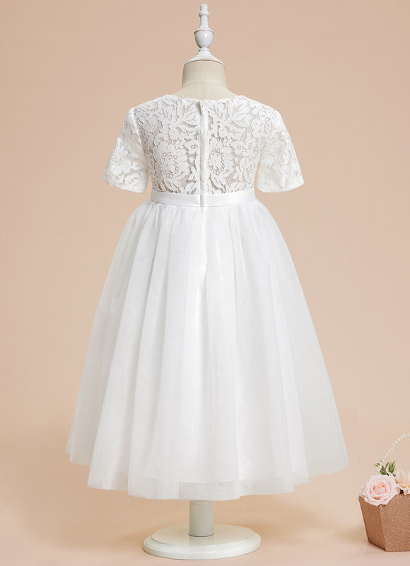 Robe Midi Blanche Élégante - gallery 1
