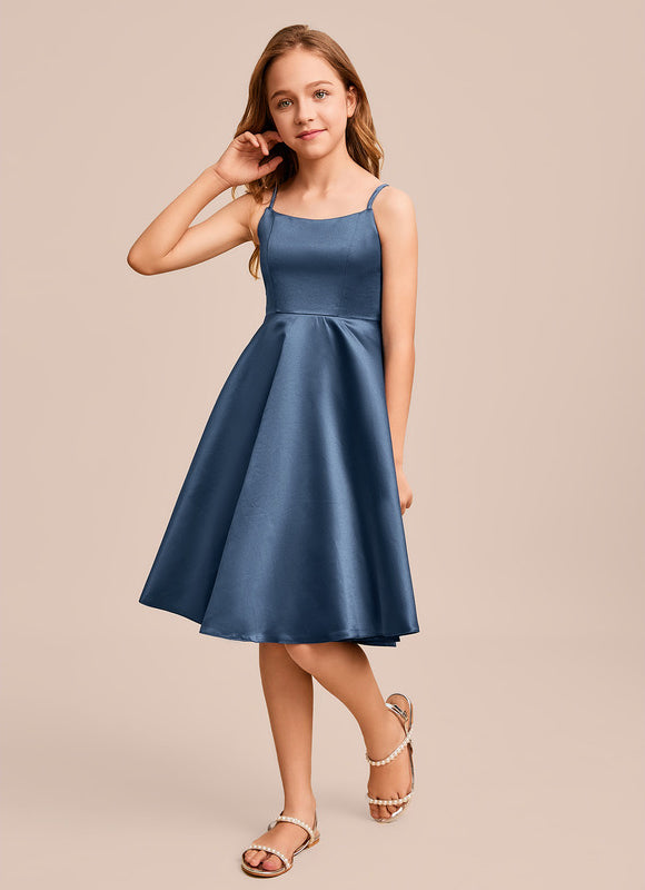 Robe Midi Satin Vert Tendre - gallery 2