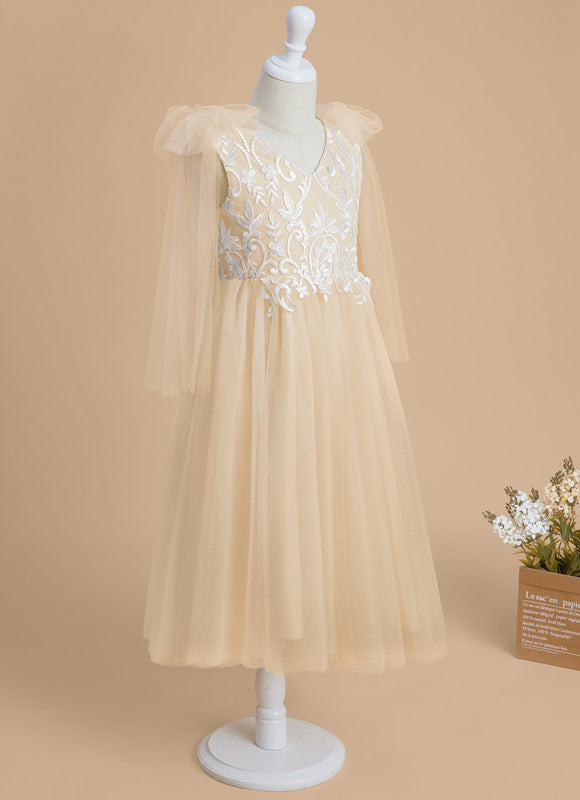 Robe Midi Tulle Beige - gallery 5