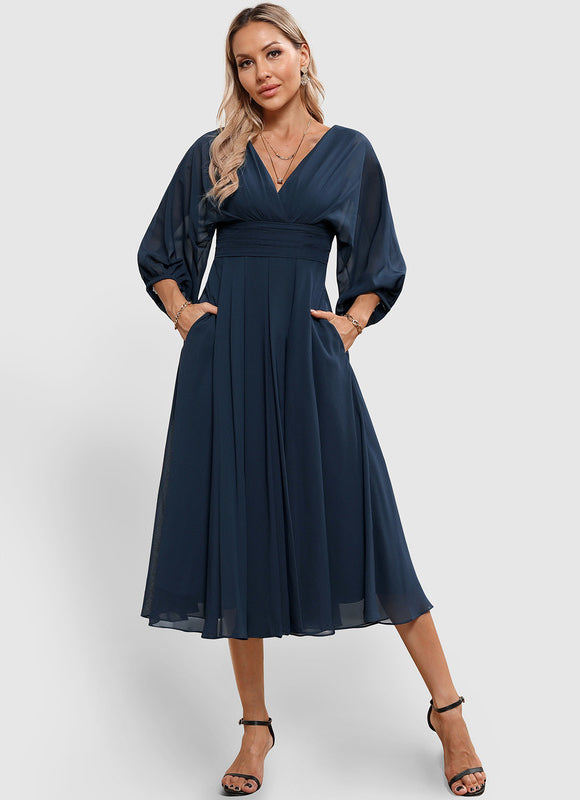 Midi Robe De Cocktail Pour Mariage Chic