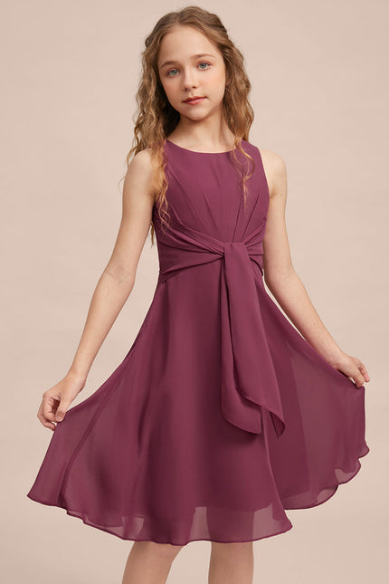 Robe Midi Évasée Marine