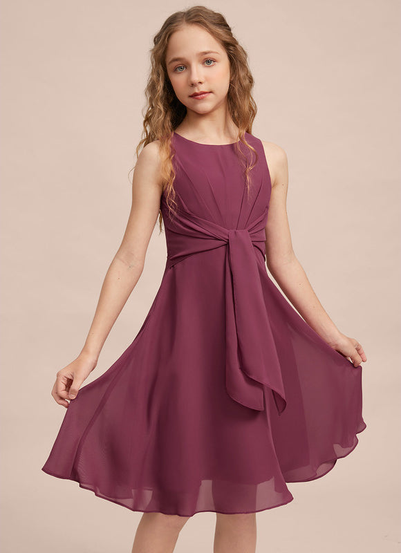 Robe Midi Évasée Marine