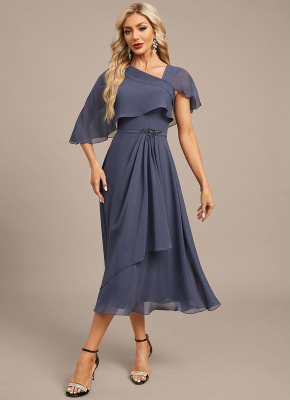 Robe Midi Élégance Ombrelle