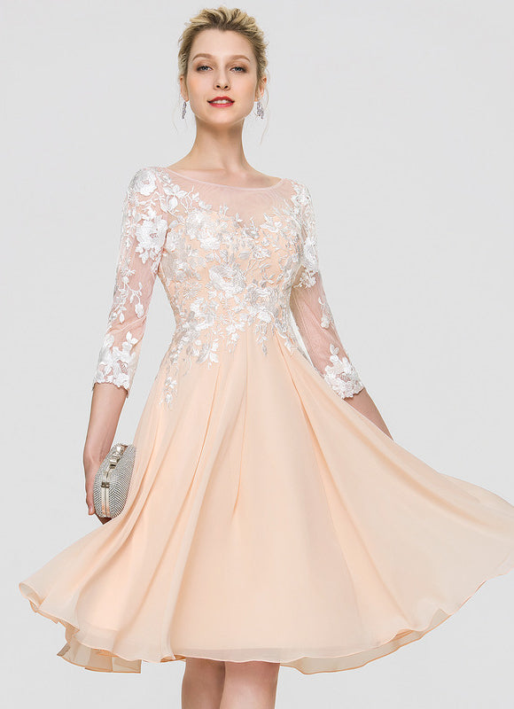 Robe Midi Dentelle Aubergine - gallery 2