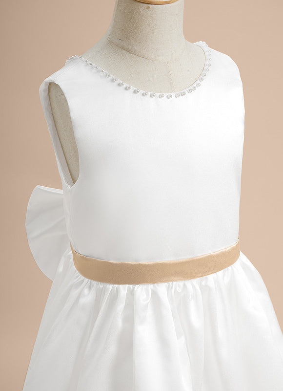Robe Midi Satinée Enfant Chic - gallery 7