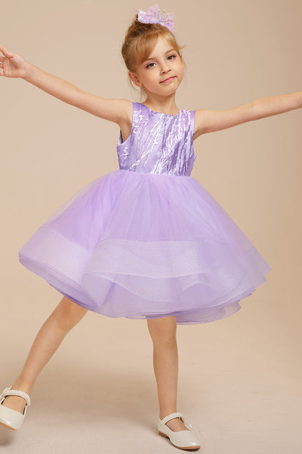 Robe Midi Lilas Aérée - gallery 6