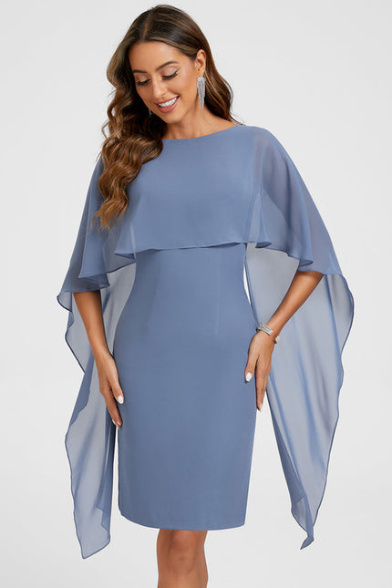 Robe Midi Drapée Prune - gallery 5