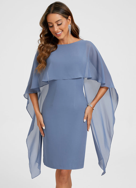 Robe Midi Drapée Prune - gallery 5