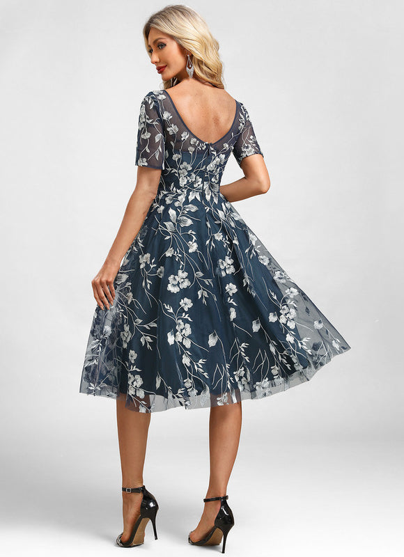 Midi Robe De Cérémonie Femme - gallery 6