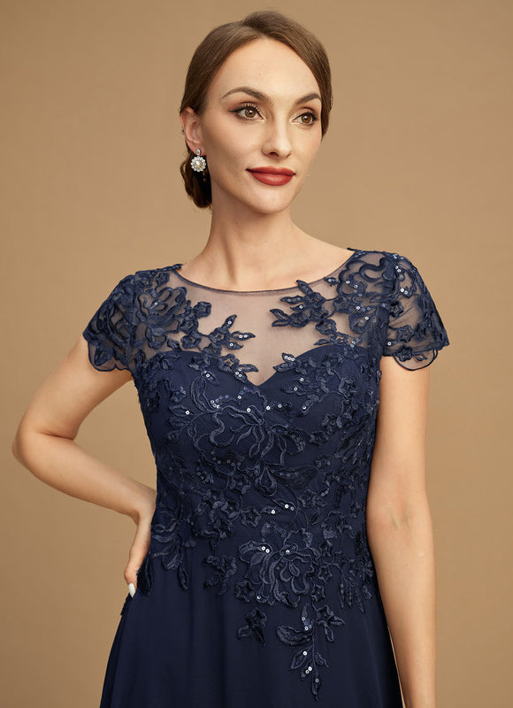 Robe Midi Bleu Élégante - gallery 6