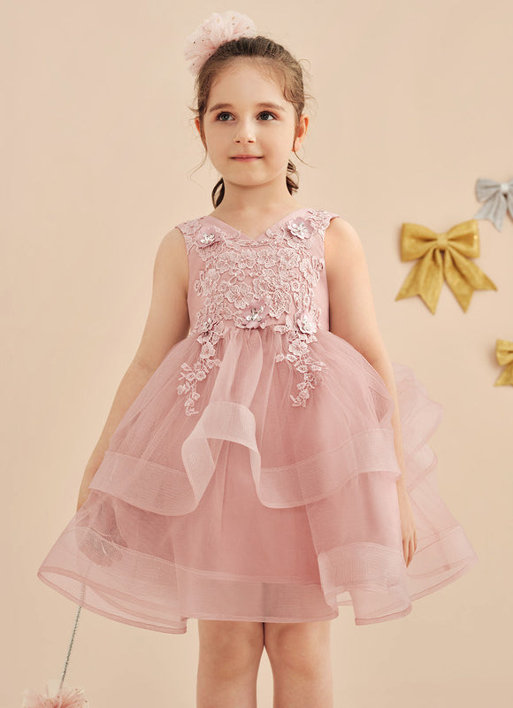 Robe Midi Tulle Fleurie - gallery 2