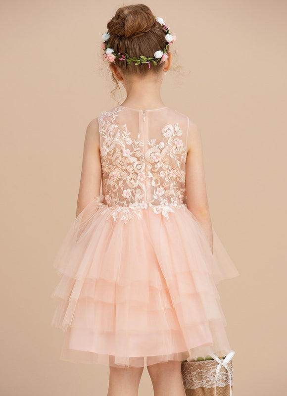 Robe Midi Tulle Pêche - gallery 2