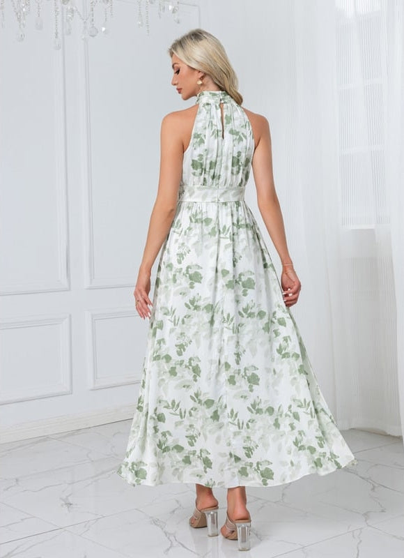 Robe Midi Florale Halter - gallery 3