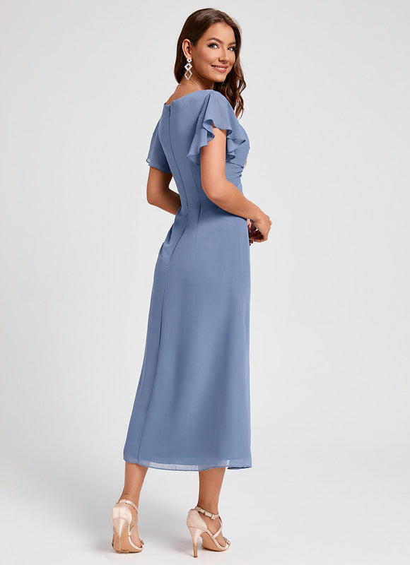 Midi Robe De Cocktail Pour Mariage Chic - gallery 1