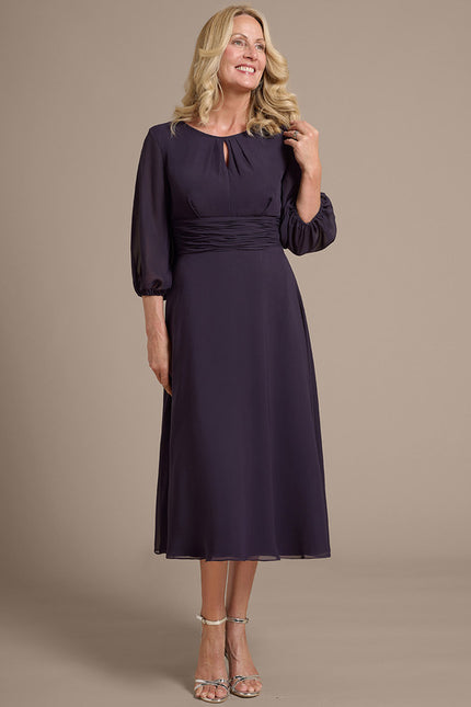 Robe Midi Prune - gallery 4