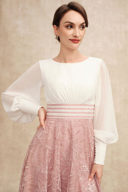 Robe Midi Fleurie Éclatante - gallery 3