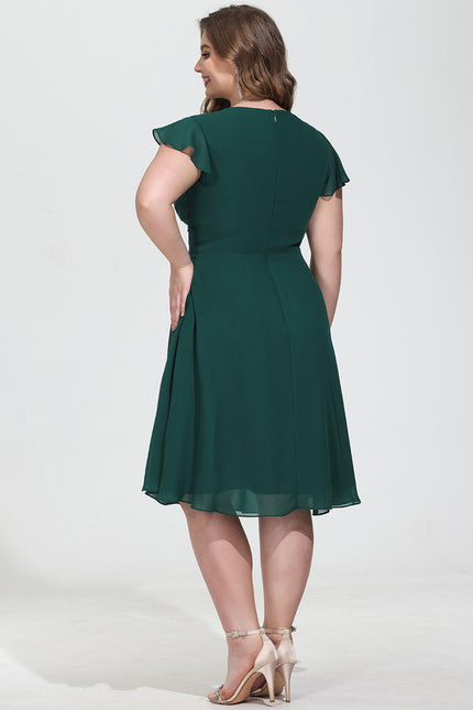 Robe Midi Aérienne Marine - gallery 6