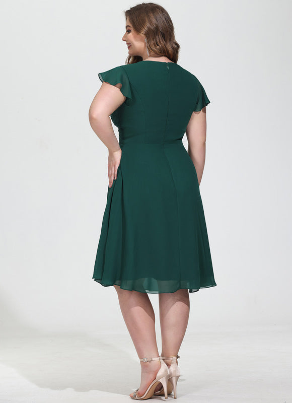 Robe Midi Aérienne Marine - gallery 6