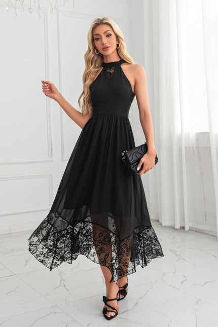 Robe Midi Dentelle Fluide - gallery 3