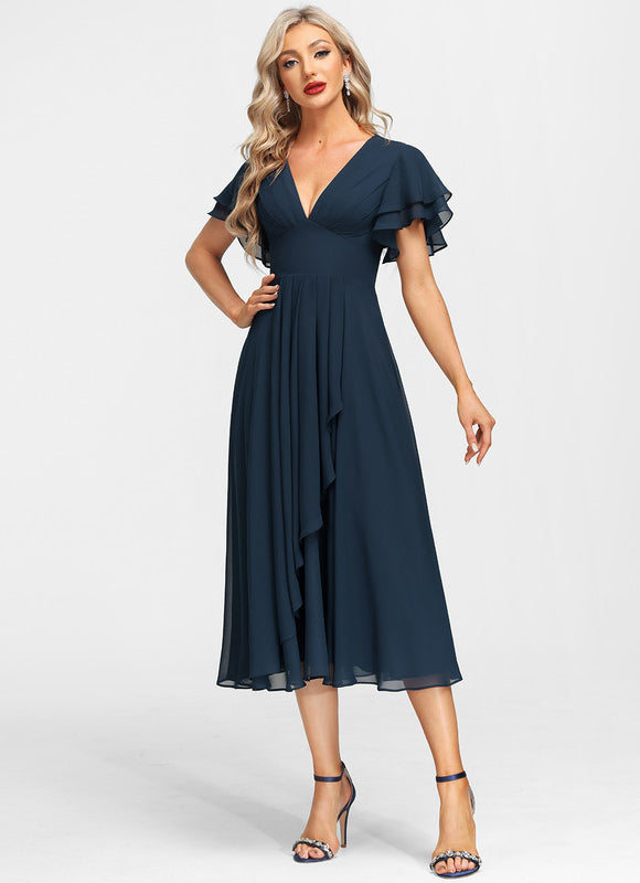 Robe Midi Ombre De Valse - gallery 1