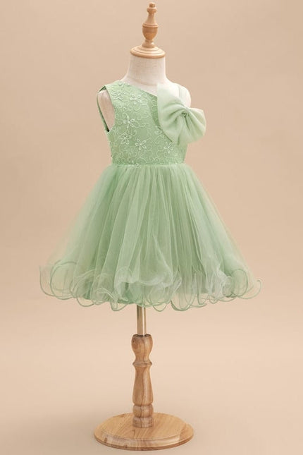 Robe Midi Tulle Verte - gallery 2