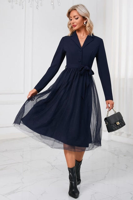 Robe Midi Élégante Tulle - gallery 4