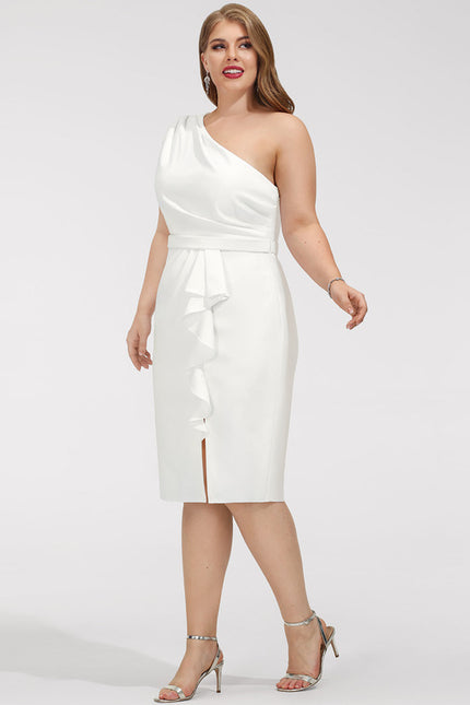 Robe Midi Asymétrique Élégante - gallery 8