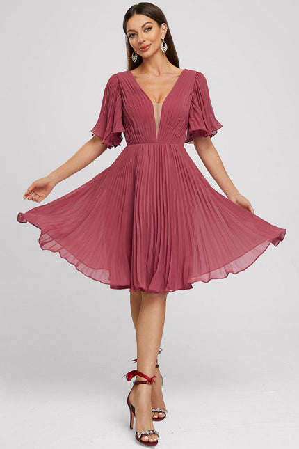 Robe Midi Ondée Élégante - gallery 5