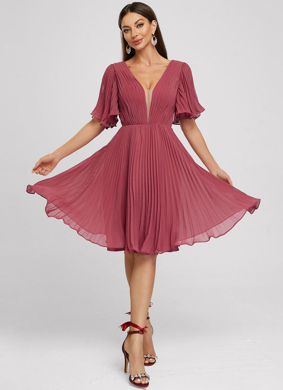 Robe Midi Ondée Élégante - gallery 5