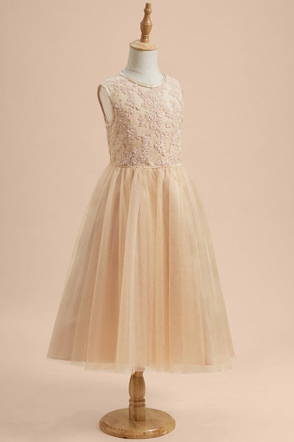 Robe Midi Fête Écrue - gallery 1